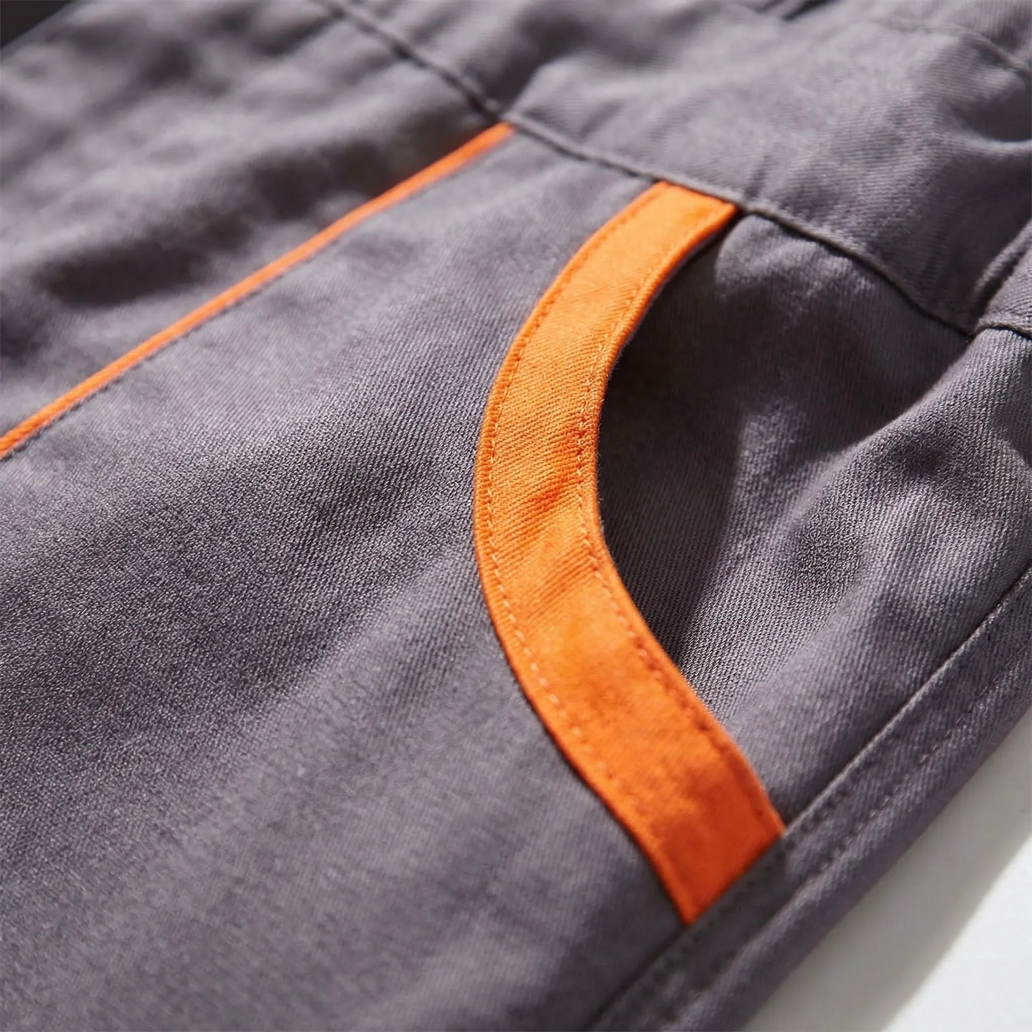 Arbeitslatzhose ärmellos mit Latzfront Cargo-Taschen Webstoff