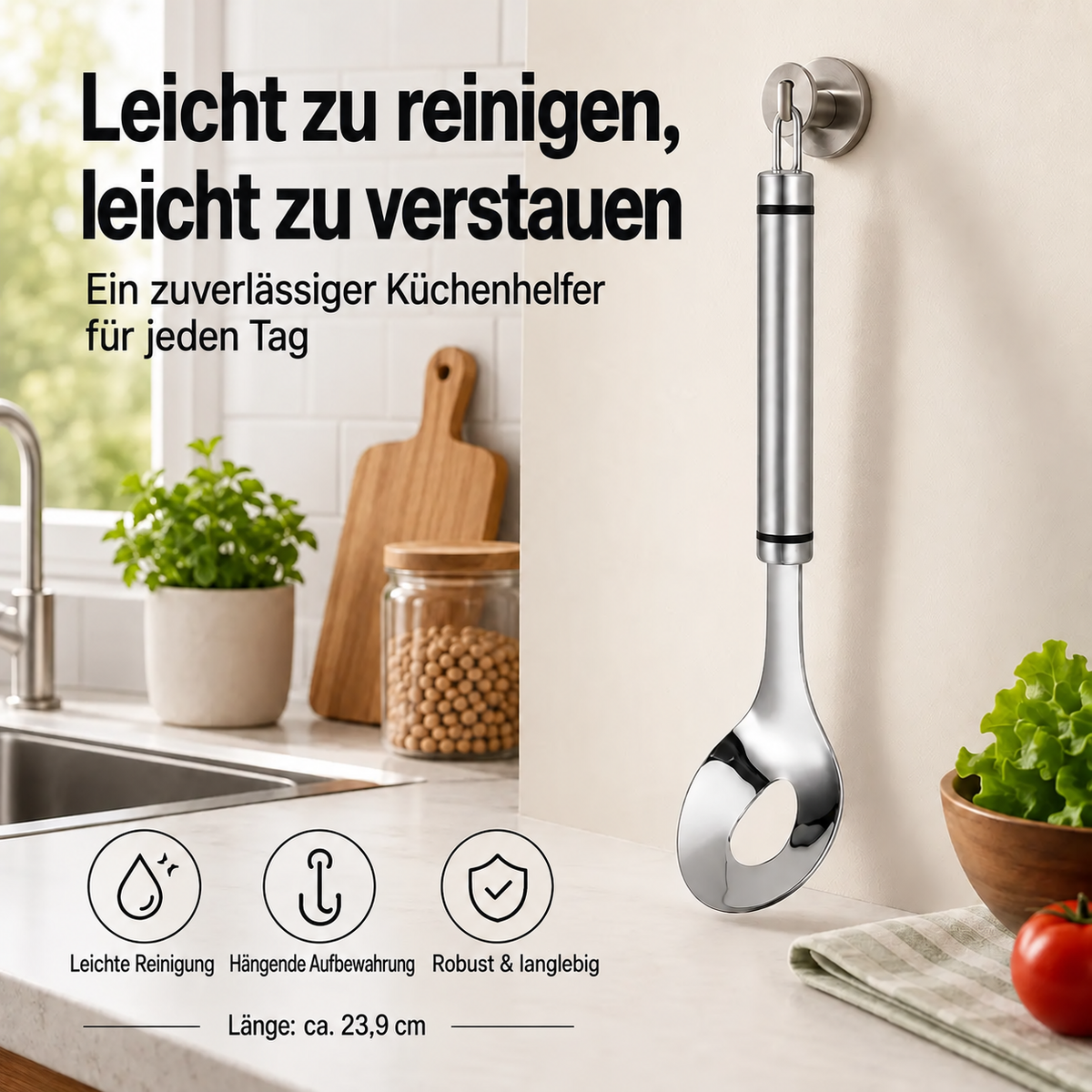 Nordspur | Edelstahl Fleischbällchen-Maker Löffel, Antihaft-Fleischbällchen Extrusionsschaufel