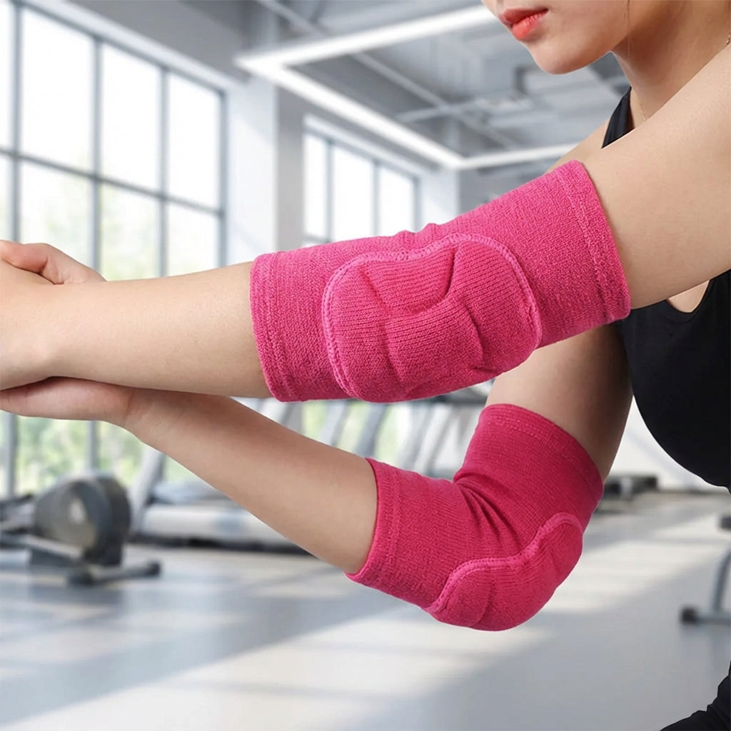 Elastischer gepolsterter Ellbogenschutz für Sport und Training