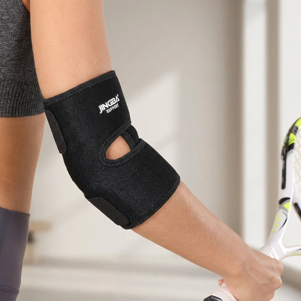 Verstellbare Ellenbogenbandage für Sport und Regeneration