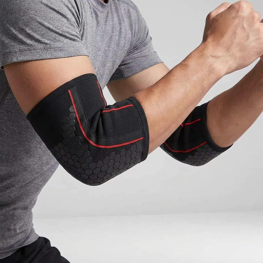 Kompressions-Ellenbogenbandage für Sport und Krafttraining