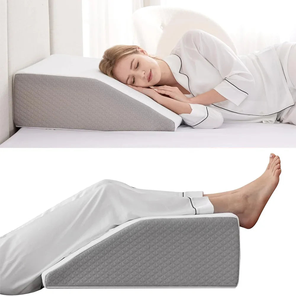 Beinkeil Elevation 20cm atmungsaktiv Memory-Foam Schlafkissen