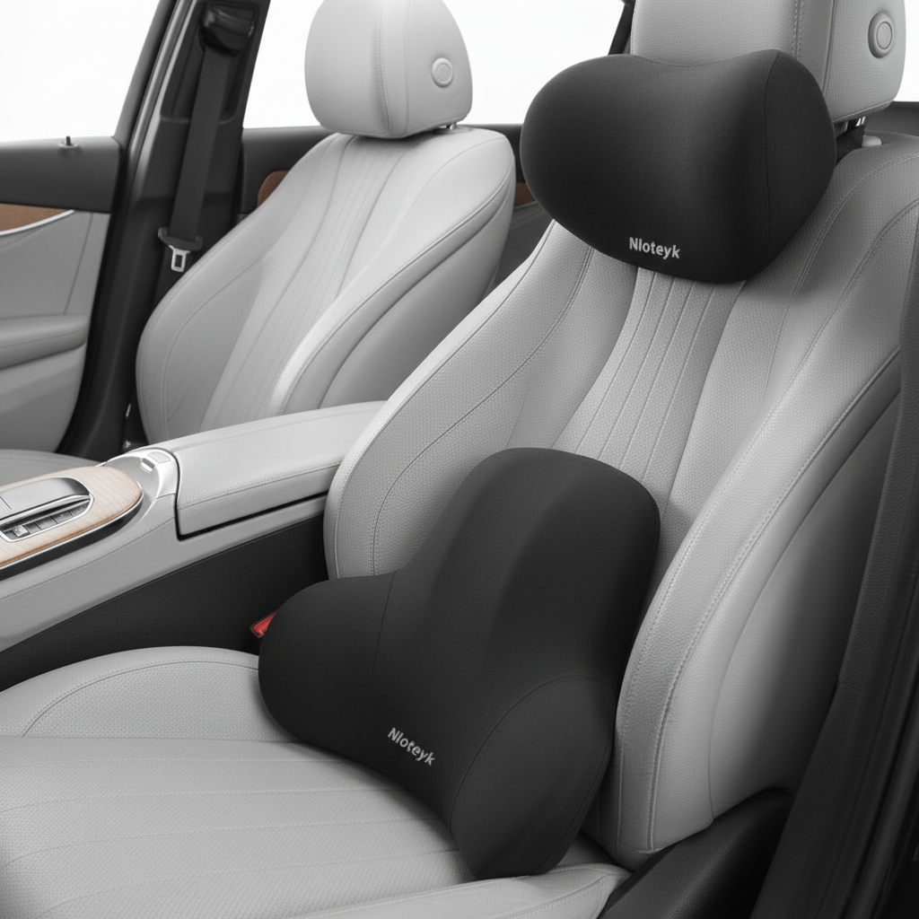 Ergonomisches Nackenkissen Memory Foam für Auto und Büro