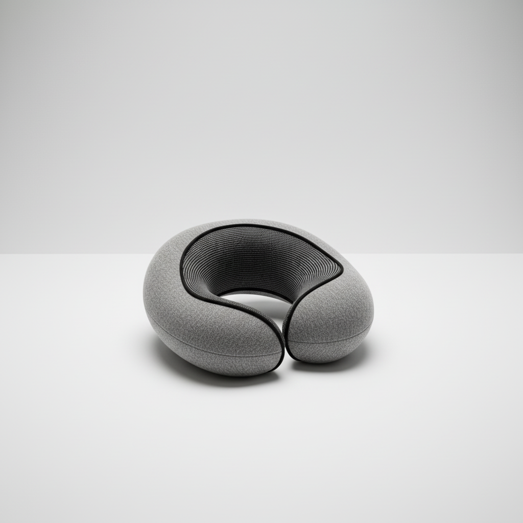 Ergonomisches U-förmiges Reisekissen Memory-Schaum Nackenstütze