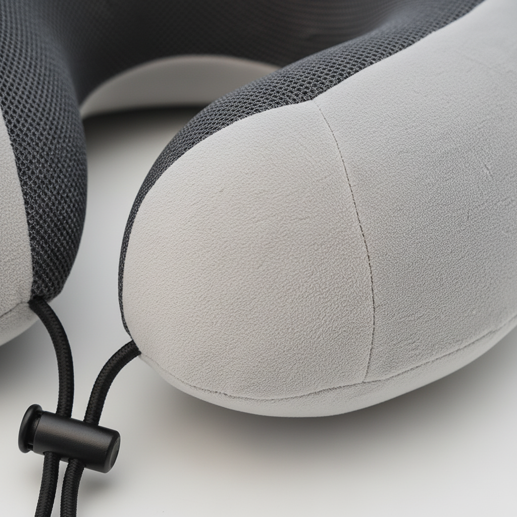Ergonomisches U-förmiges Nackenkissen mit Memory-Foam