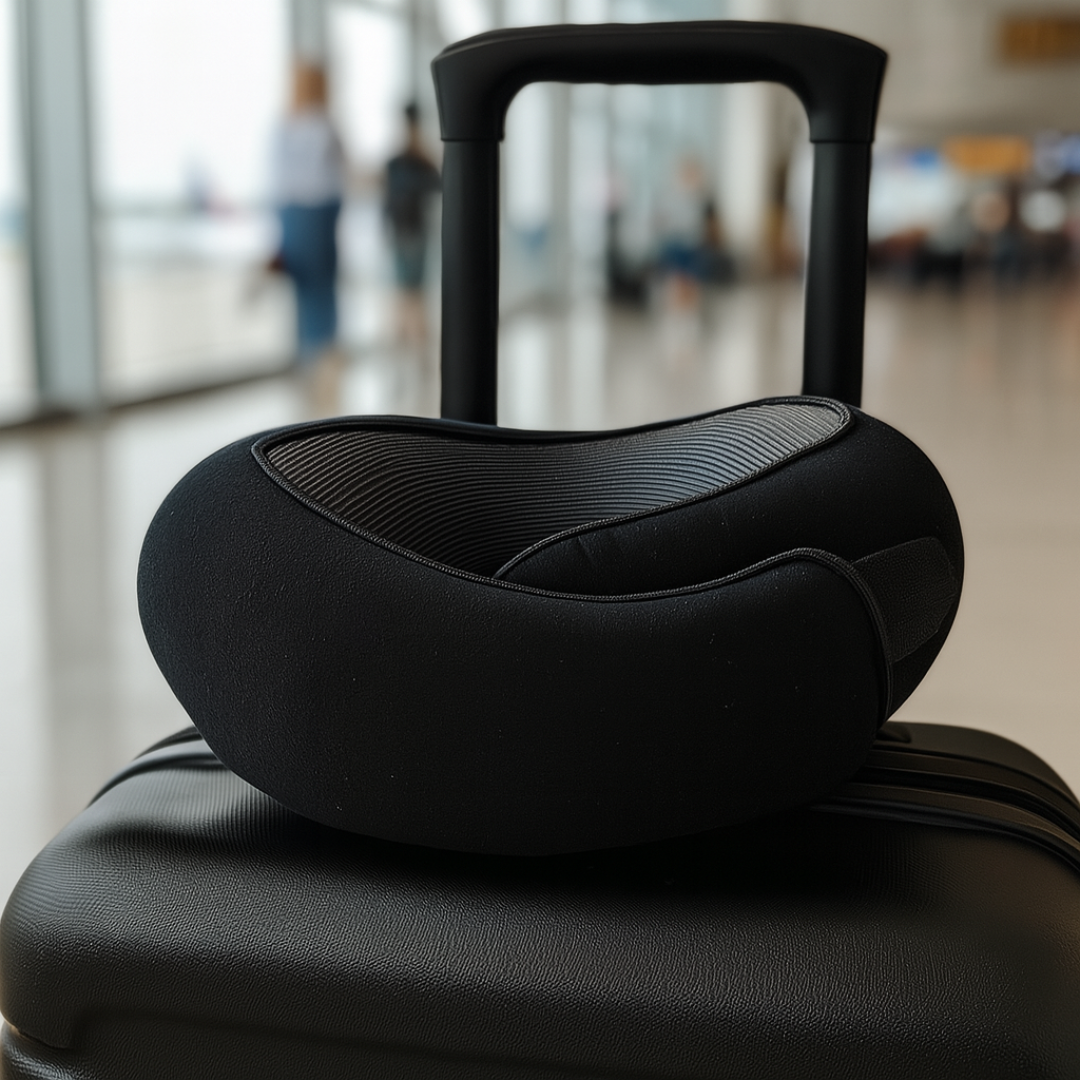 Ergonomisches U-förmiges Reisekissen Memory-Schaum Nackenstütze