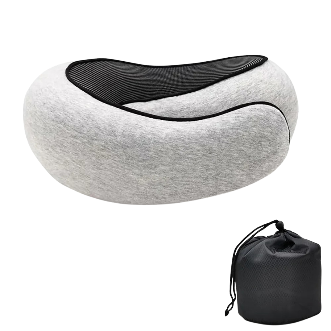 Ergonomisches U-förmiges Reisekissen Memory-Schaum Nackenstütze