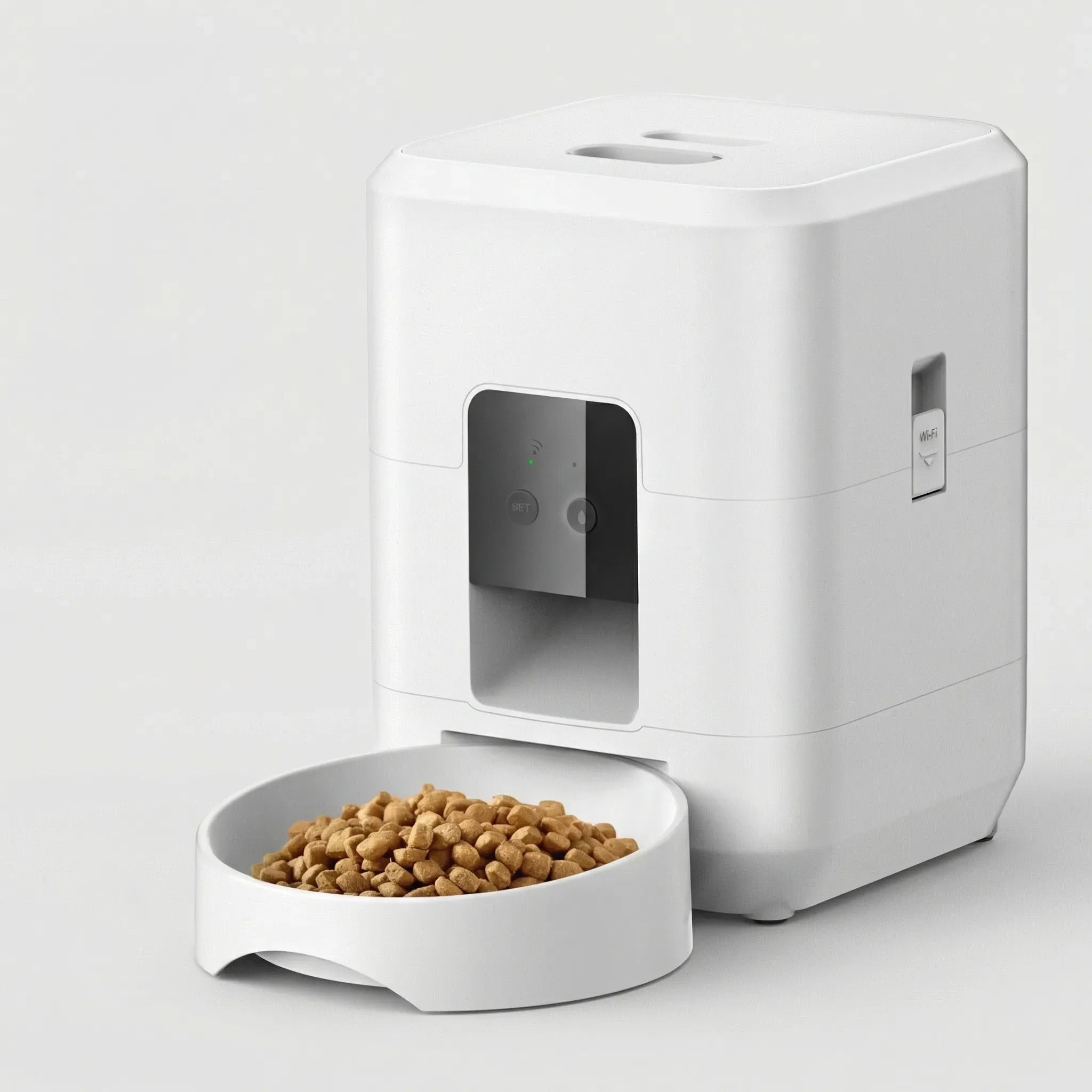 Automatischer Futterspender für Haustiere mit Zeitschaltuhr und Portionskontrolle