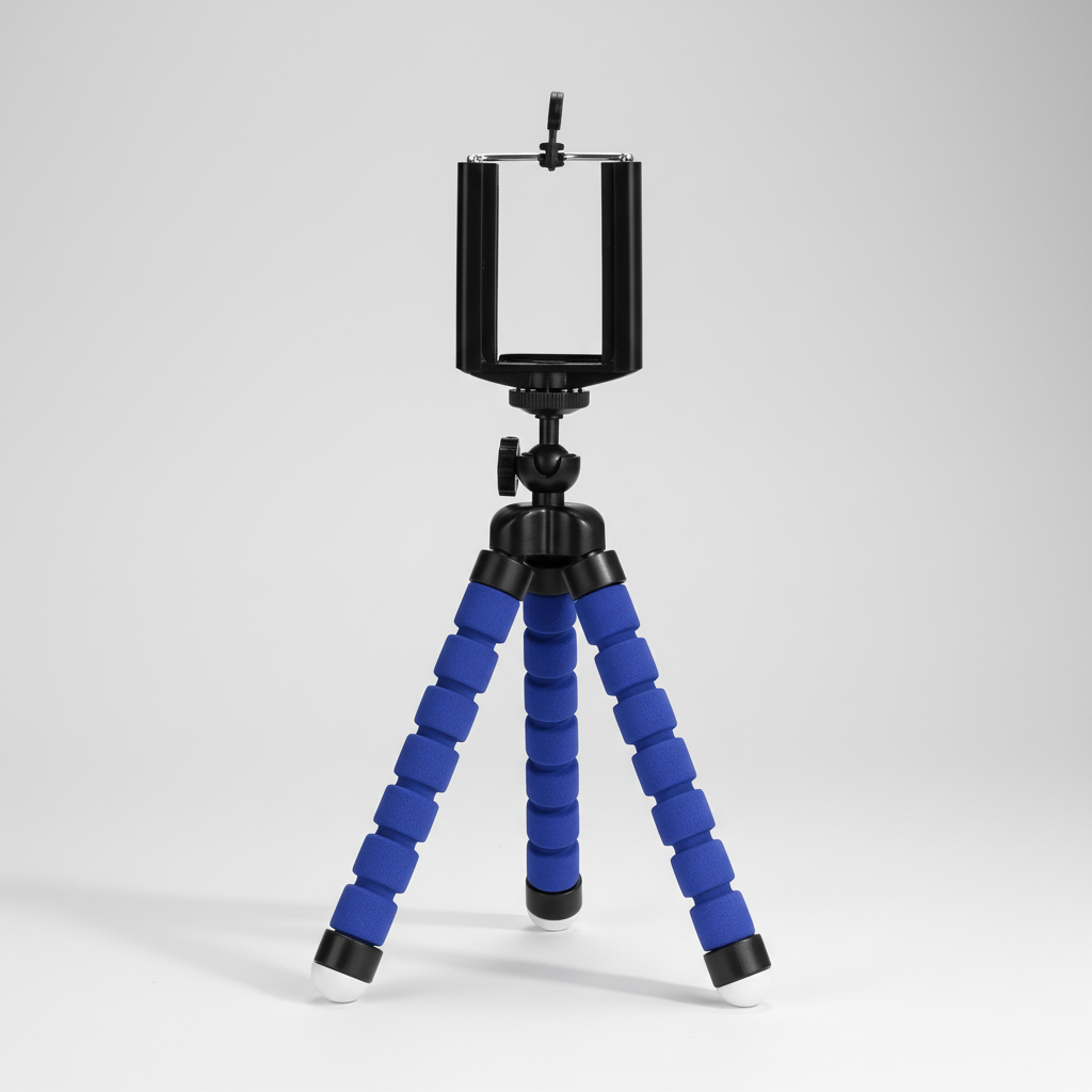 Flexibles Mini-Stativ Schaumstoffbeine Smartphone-Halterung