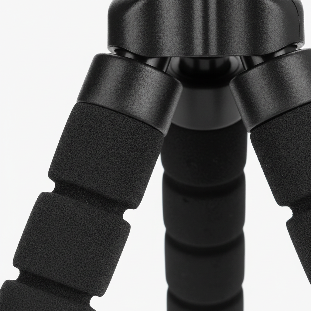 Flexibles Mini-Stativ Schaumstoffbeine Smartphone-Halterung
