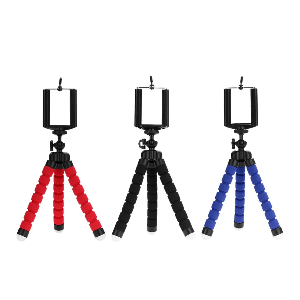 Flexibles Mini-Stativ Schaumstoffbeine Smartphone-Halterung