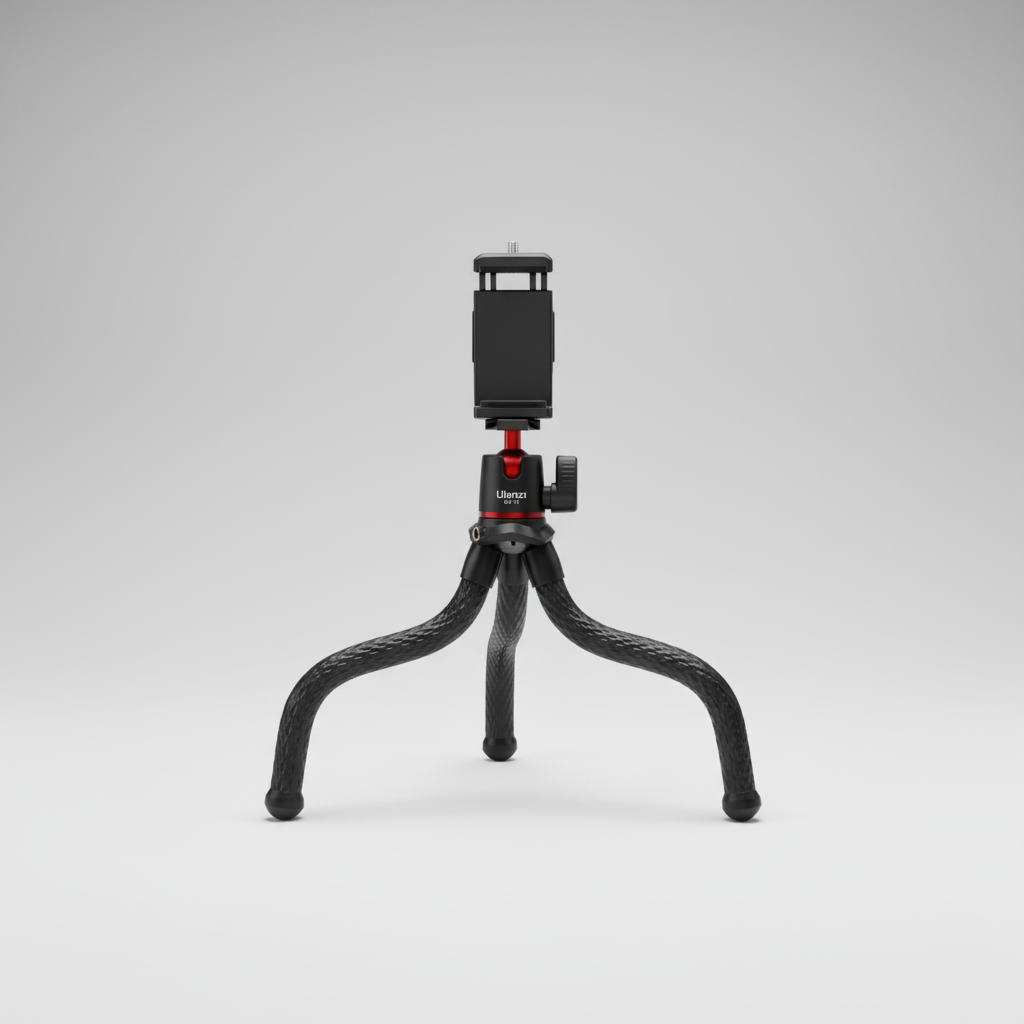 Flexibles Oktopus-Stativ tragbar für Handy und Spiegelreflexkamera