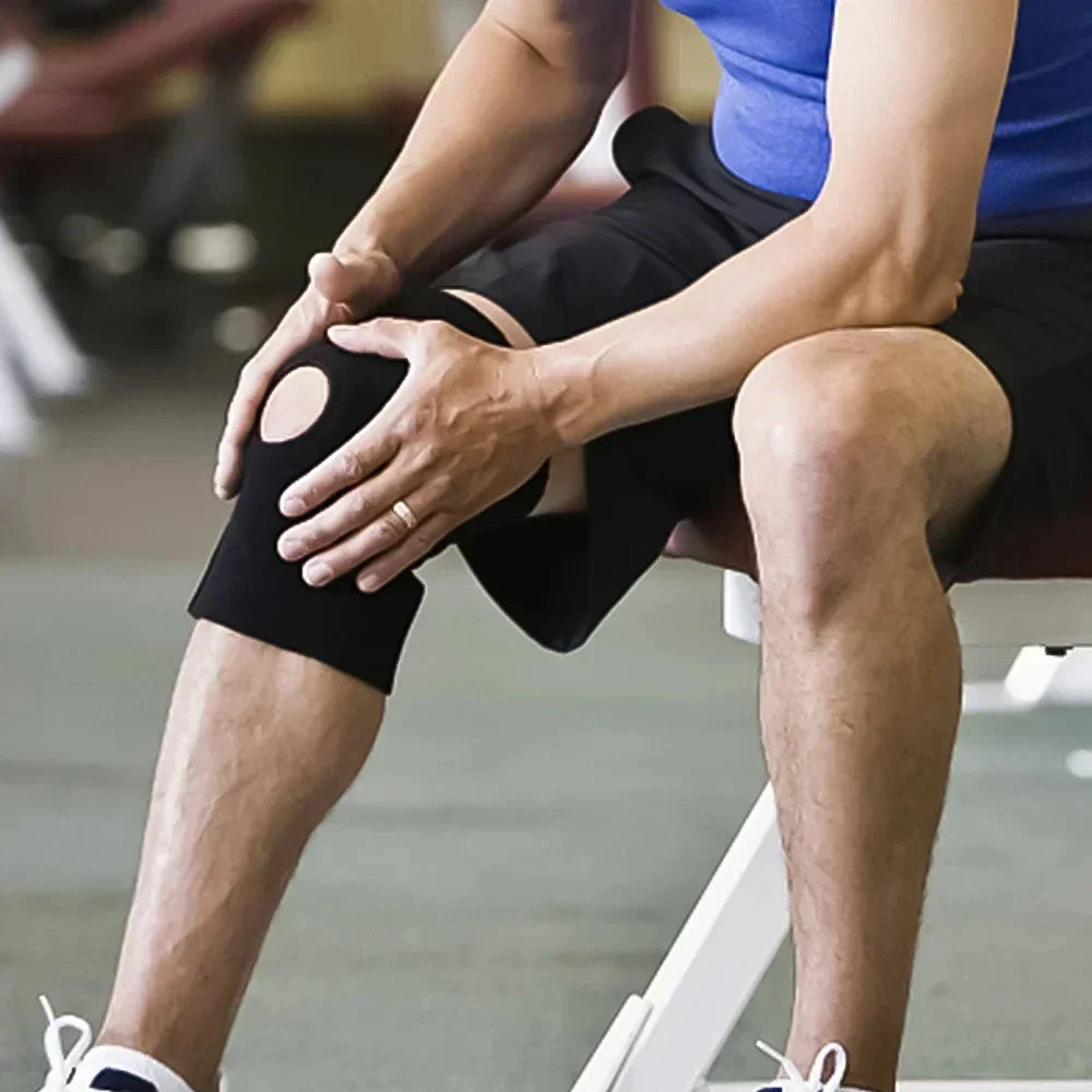 Kompressions-Kniebandage für Sport und Alltag mit offener Patella