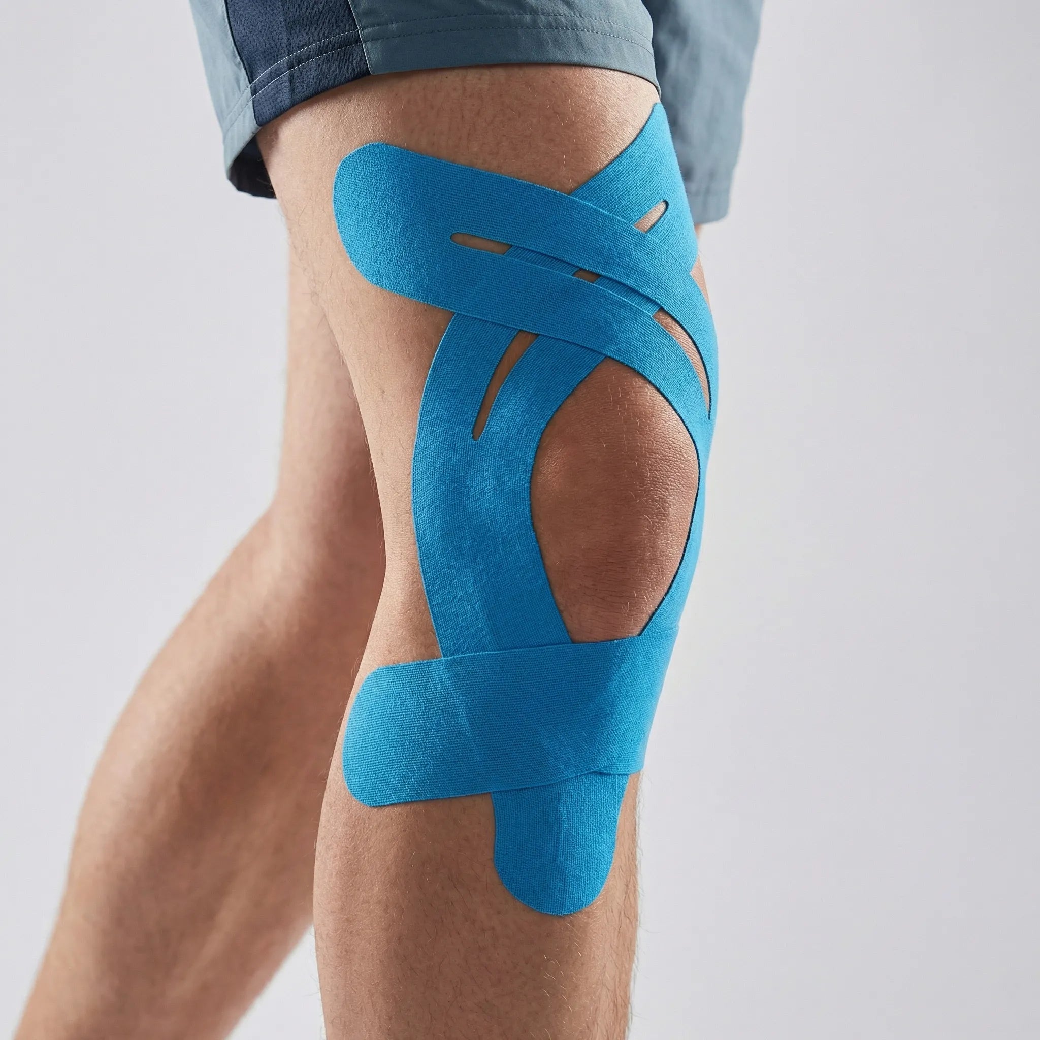Kinesiology Knie-Tape elastisch atmungsaktiv vorgefertigte Streifen
