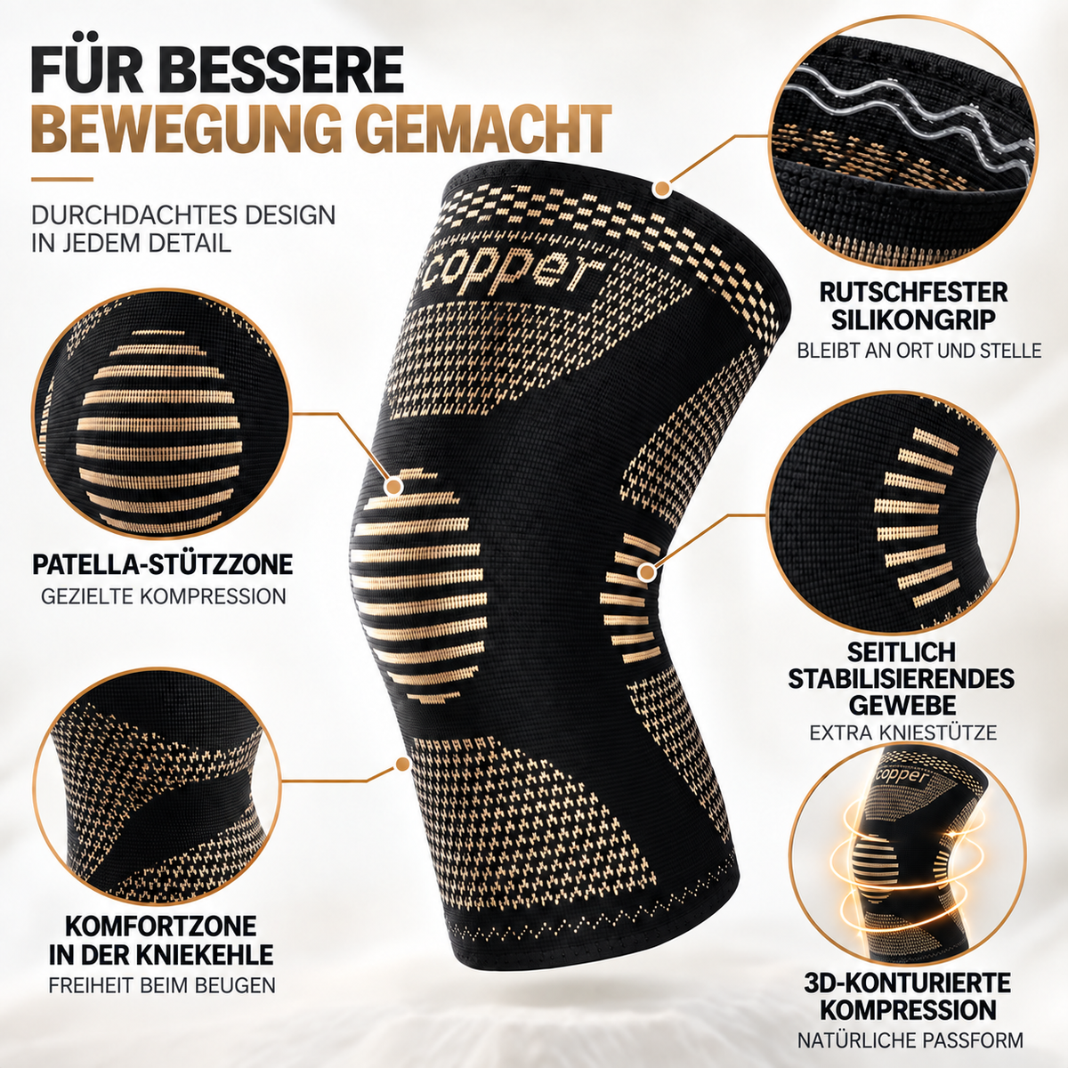 Nordspur | Flexoraid Kompressions-Kniebandage