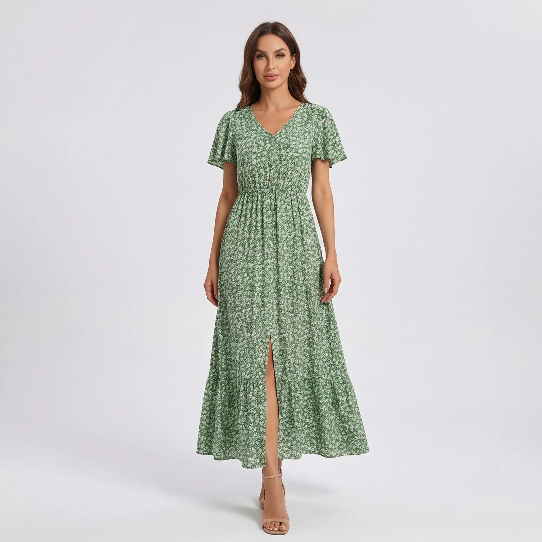 Nordspur | Floravel Loose Bohemian Floral Maxi Dress