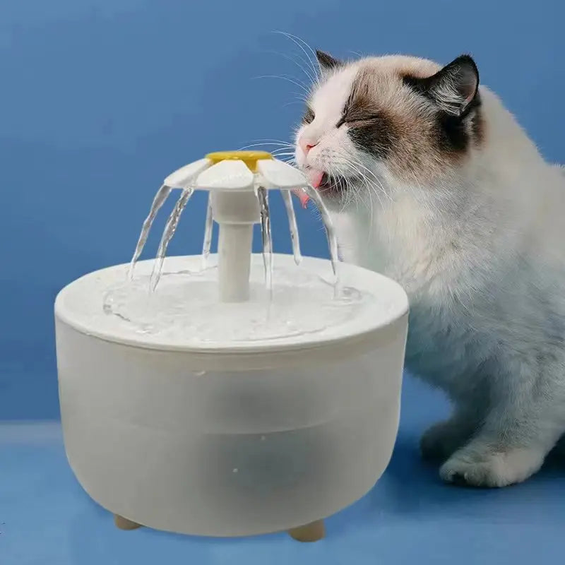 Elektrischer Katzenbrunnen mit Filter und Kaskaden-Auslauf