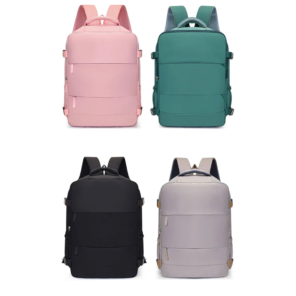 Airline-Kabinengepäck-Rucksack 40x30x20cm mit Gepäckband und gepolsterten Trägern