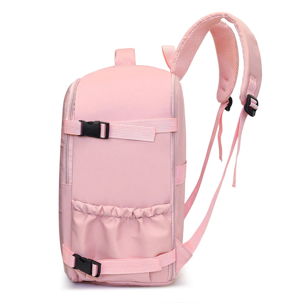Airline-Kabinengepäck-Rucksack 40x30x20cm mit Gepäckband und gepolsterten Trägern