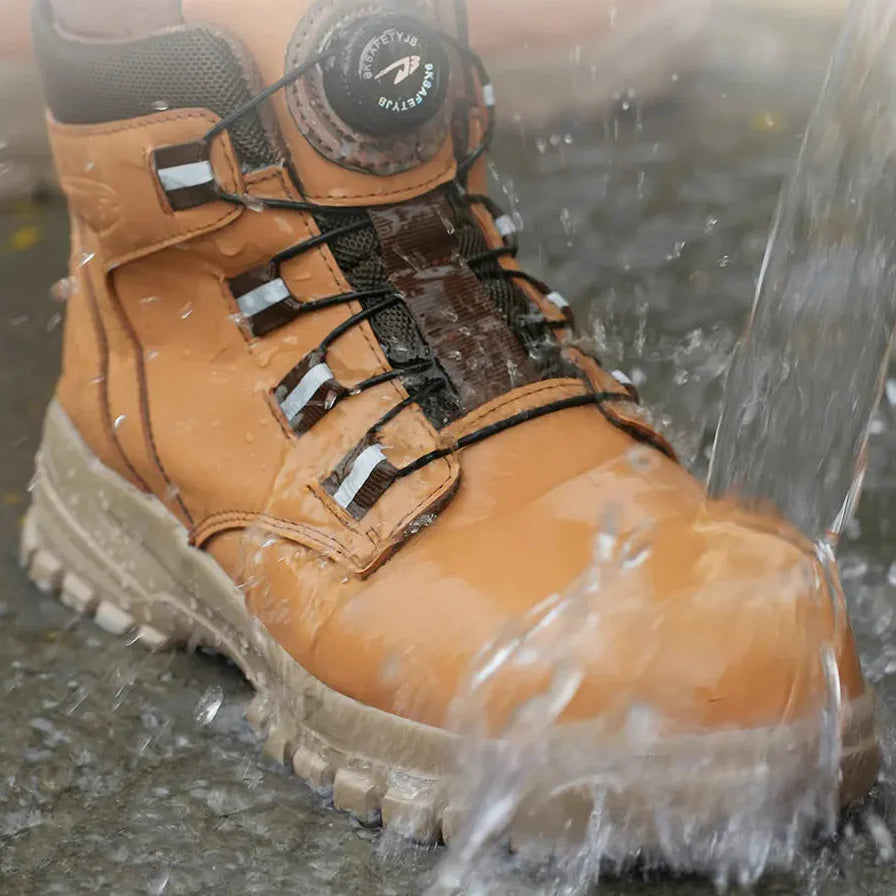 Knöchelhohe Sicherheitsstiefel wasserdicht rutschfest Zehenschutz