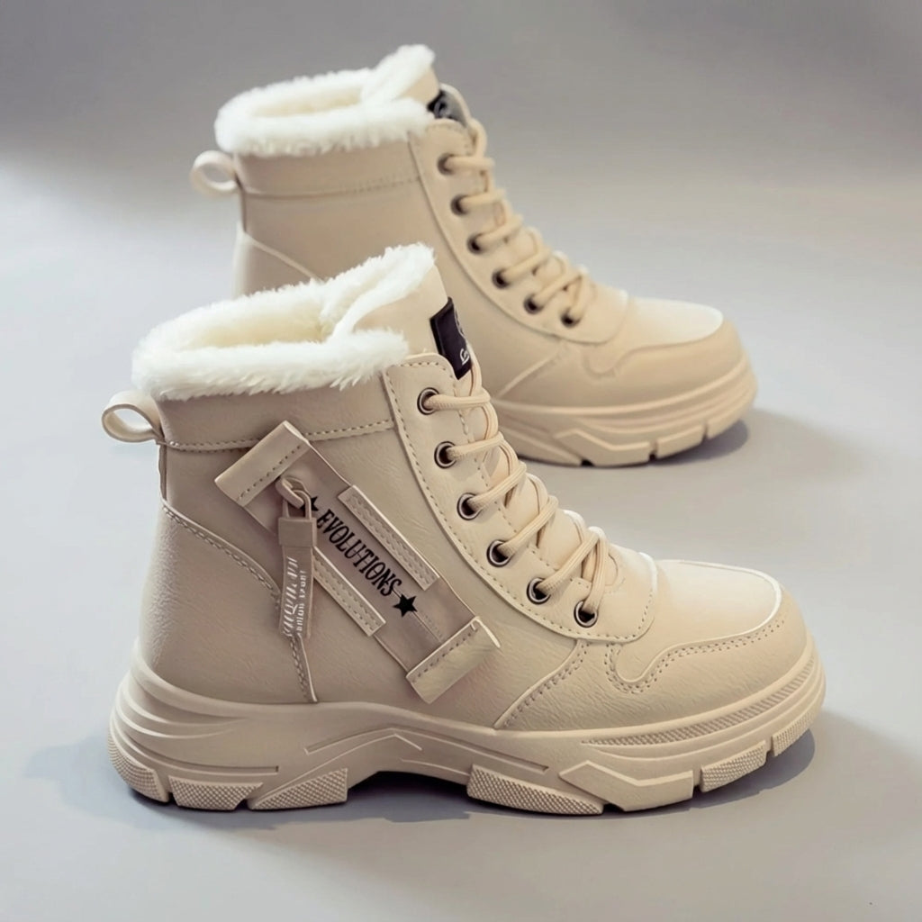 Knöchelhoher Winterstiefel mit warmer Isolierung rutschfeste Sohle