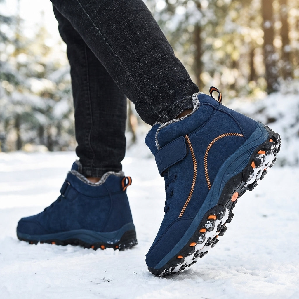 Winterstiefel Herren rutschfest knöchelhoch warme Innenseite