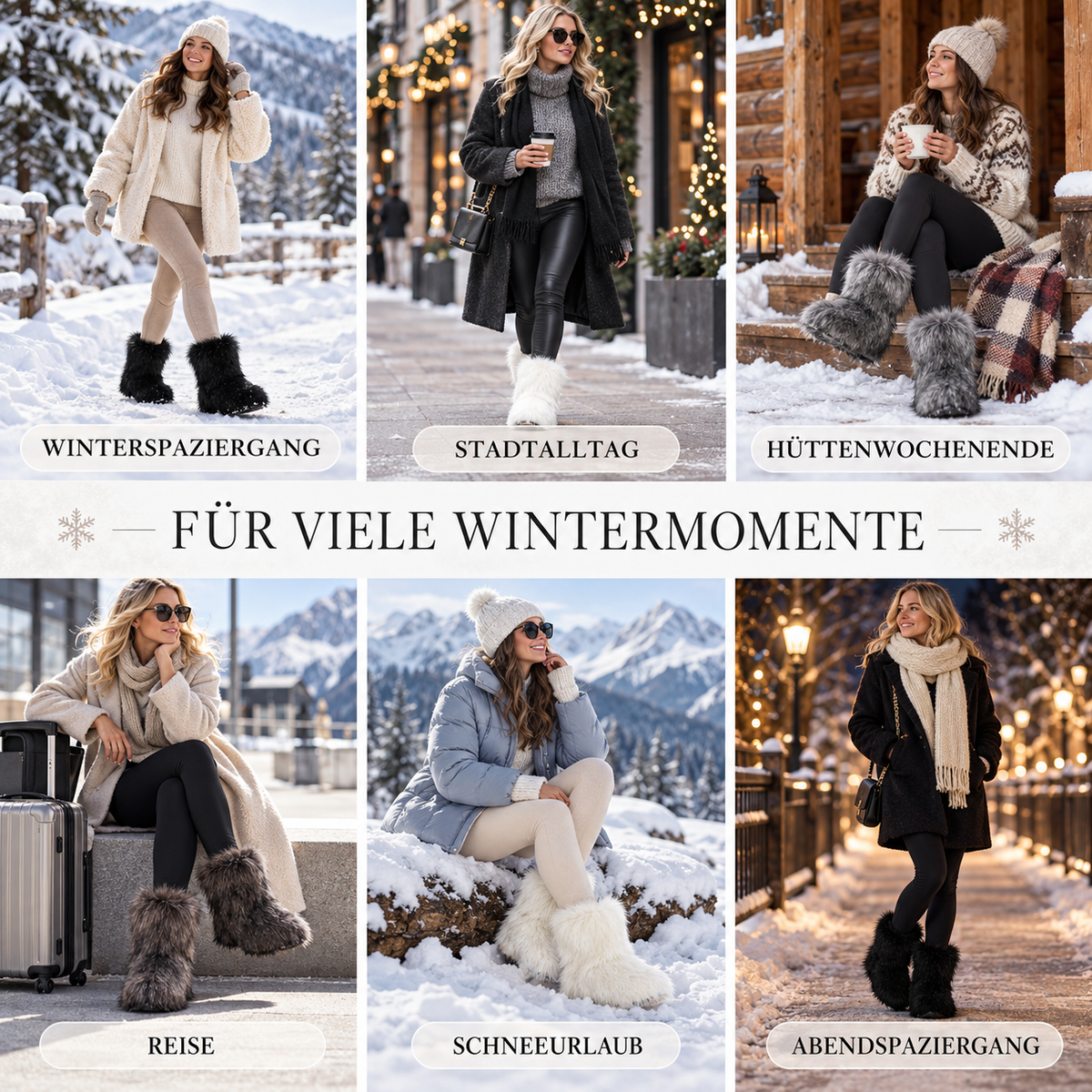 Nordspur | Furvella Winterstiefel Wadenhoch