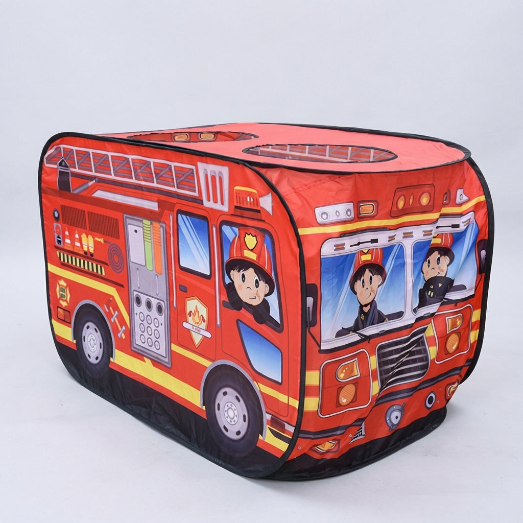 Faltbares Spielzelt Feuerwehr für Kinder mit Pop-Up Funktion