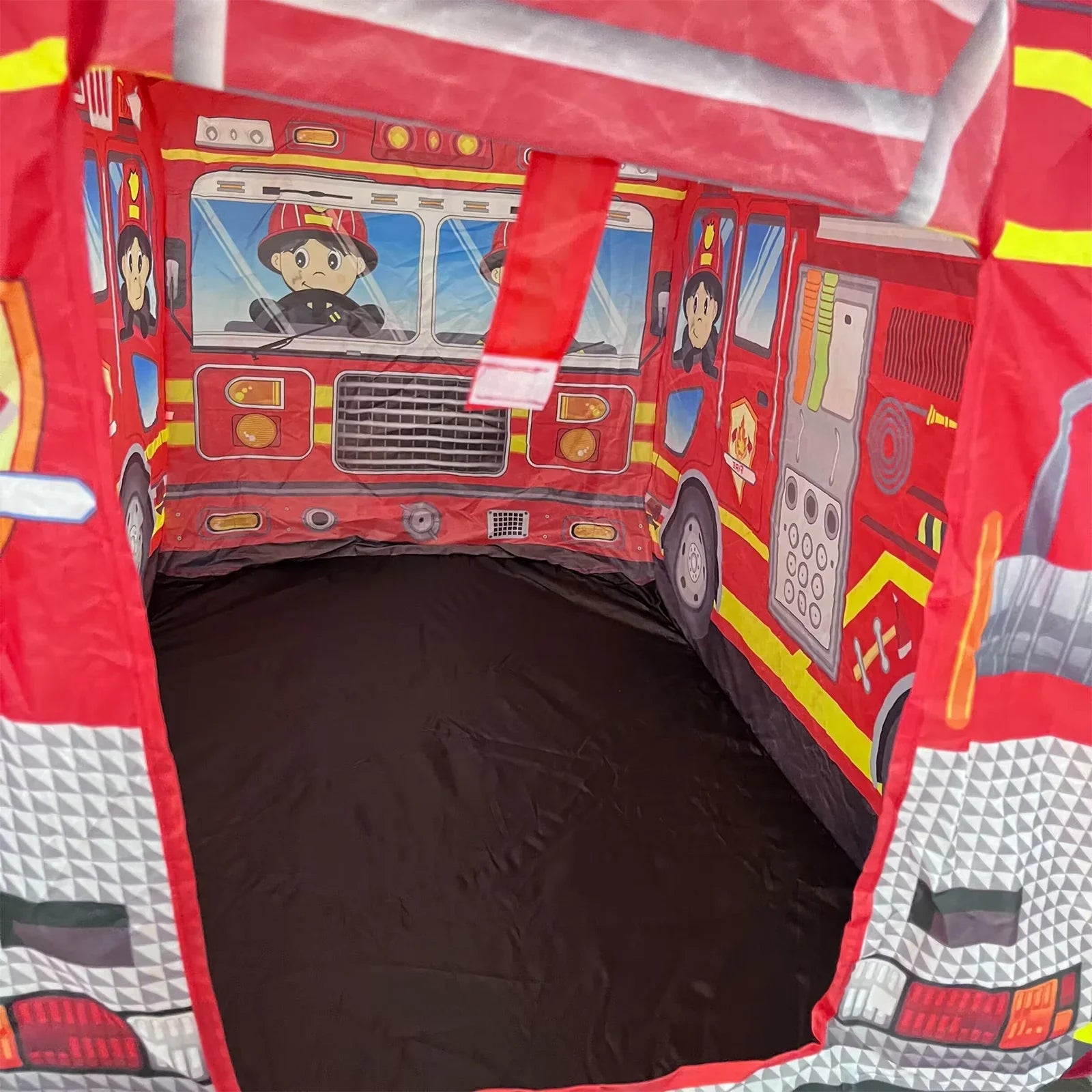 Faltbares Spielzelt Feuerwehr für Kinder mit Pop-Up Funktion