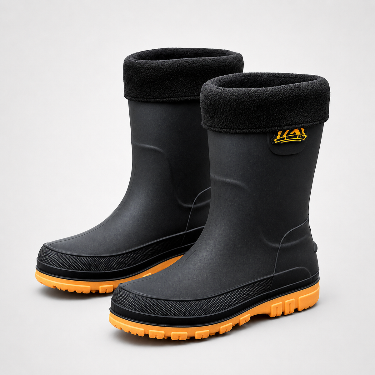 Nordspur | Gelbe Gummistiefel Herren Isoliert