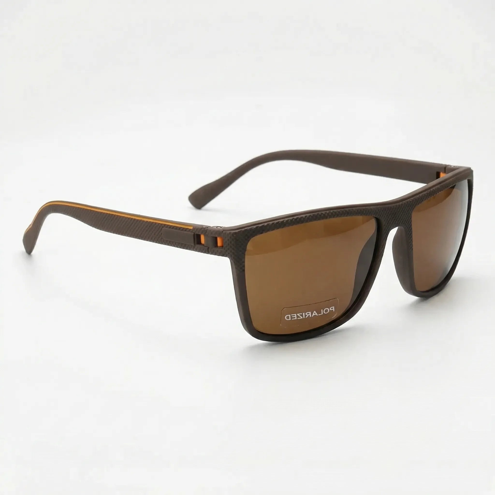 Quadratische Sonnenbrille mit polarisierten Gläsern und Federscharnieren