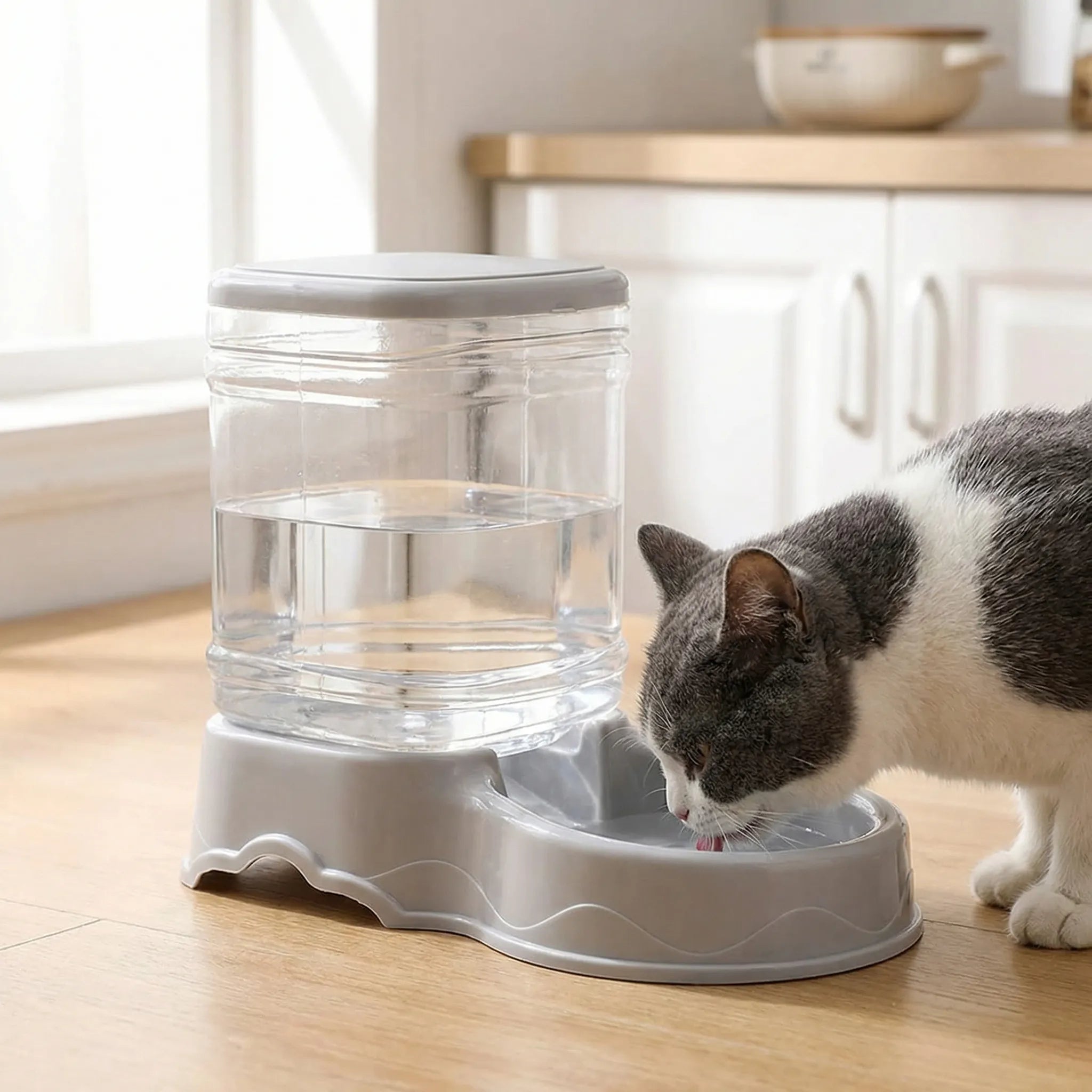 Automatischer Futter- und Wasserspender für Haustiere mit 3,8L Kapazität