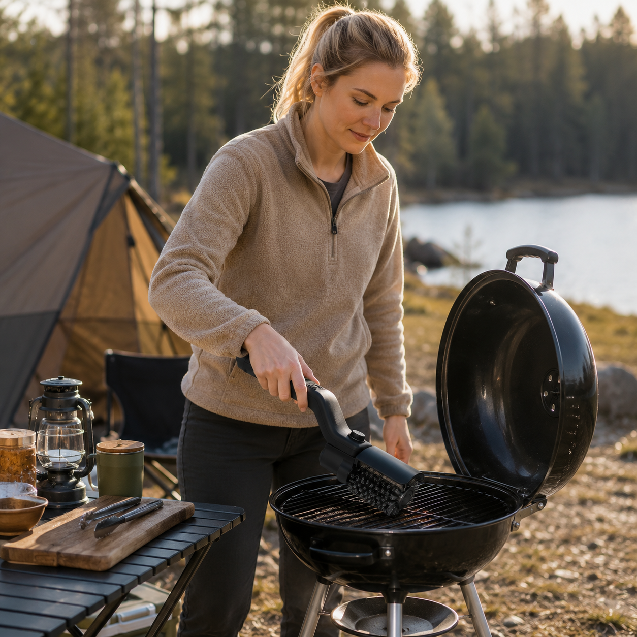 Nordspur | Grillora Kabellosen Elektro-Grillbürste