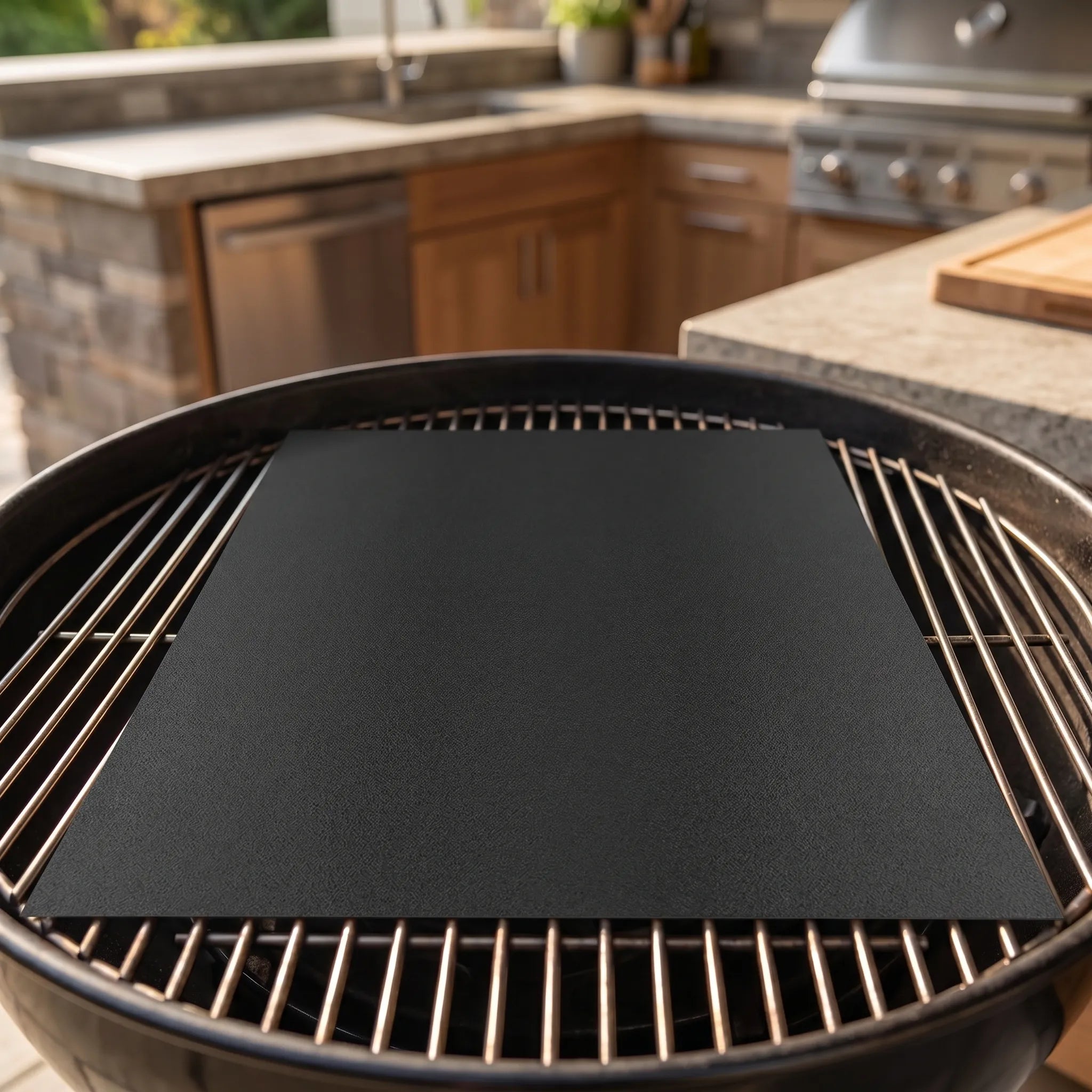 Antihaft-Grillmatte hitzebeständig flexibel für Grill und Backofen