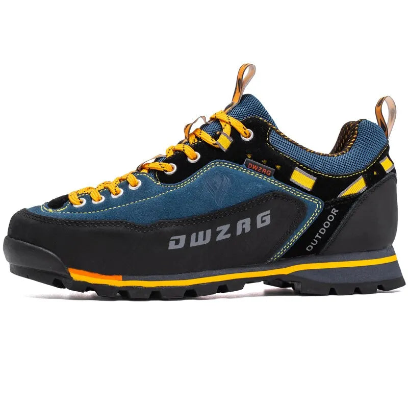 Wasserdichte Wanderschuhe mit Schnürsystem und verstärkter Zehenkappe
