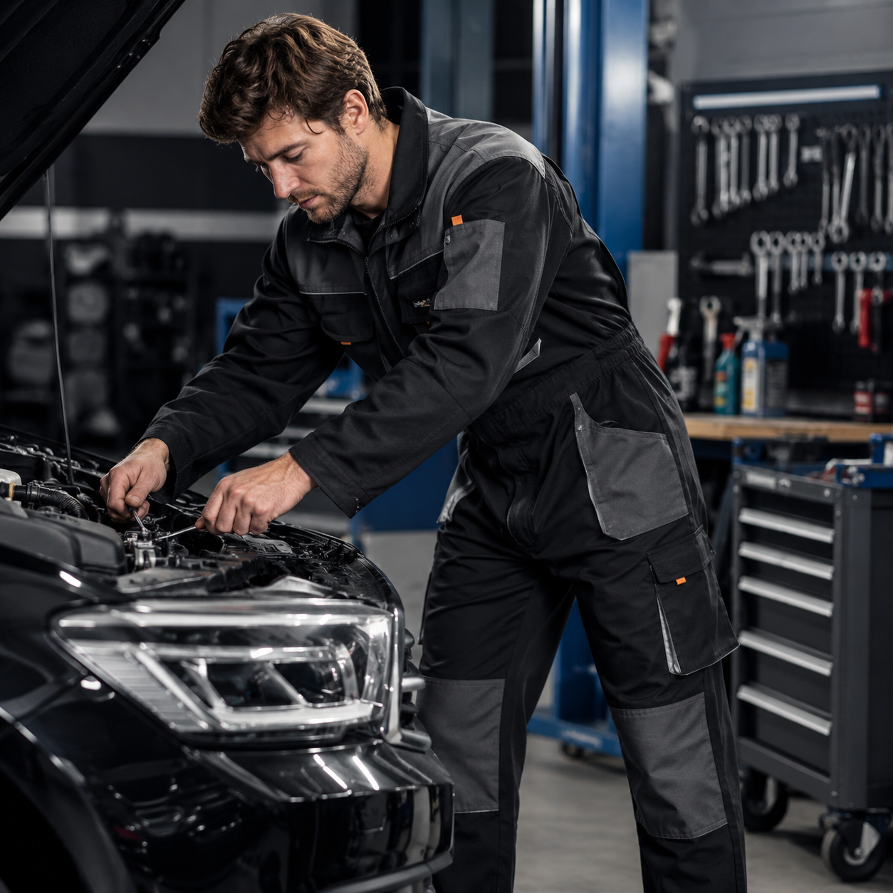 Nordspur | Gruvtek Multi-Pocket-Latzhosen-Arbeitsanzug