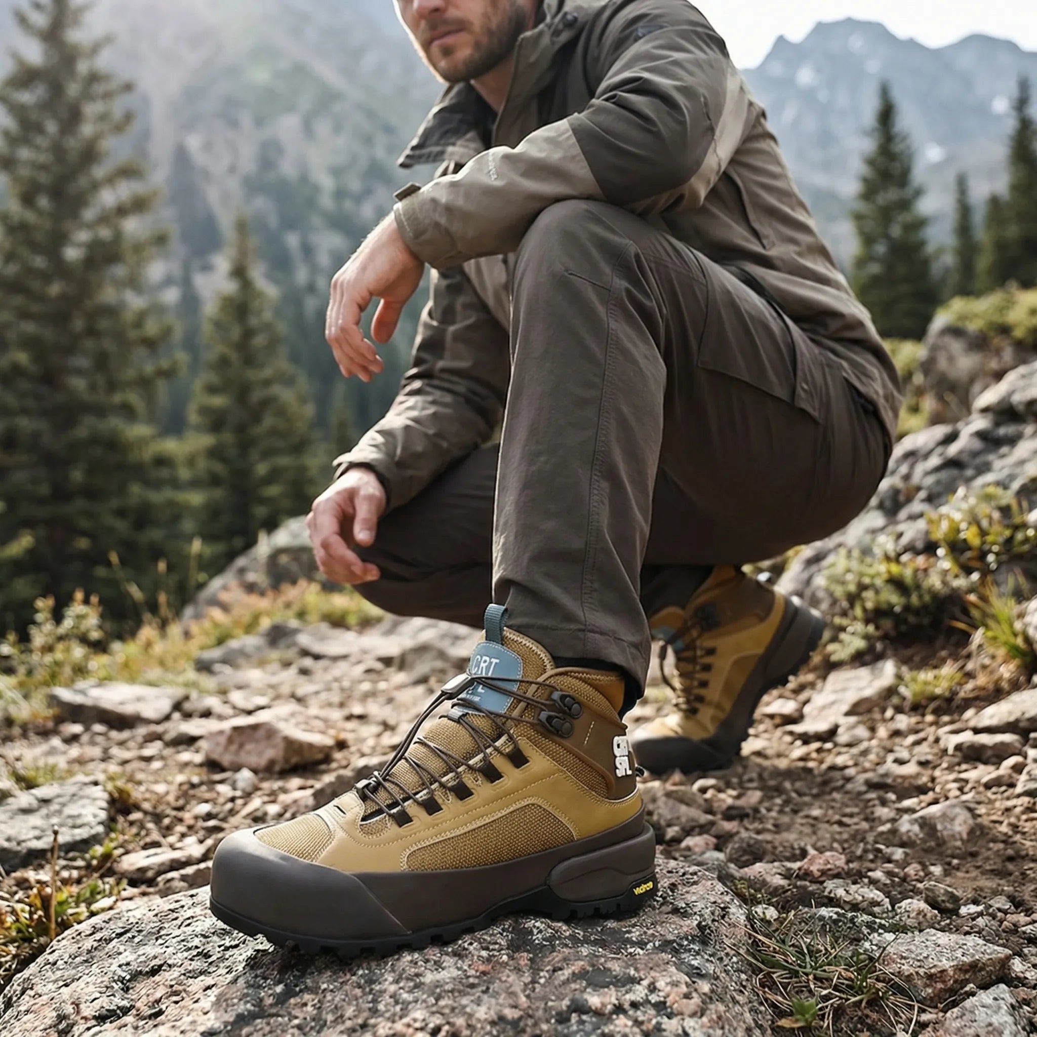 Bergstiefel rutschfest Knöchelstütze Winter unisex Wandern