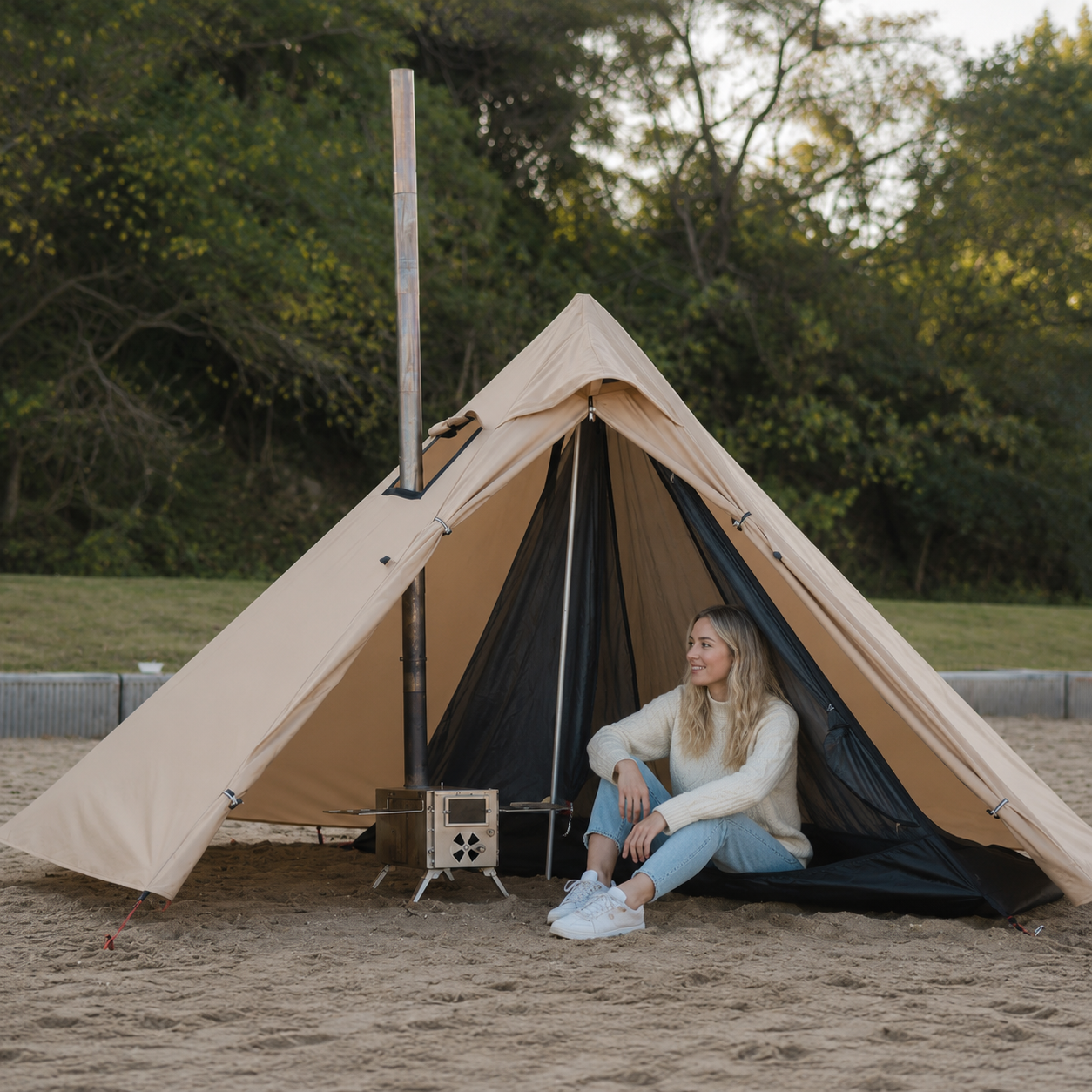 Nordspur | HearthPeak Ein-Personen-Pyramidenzelt