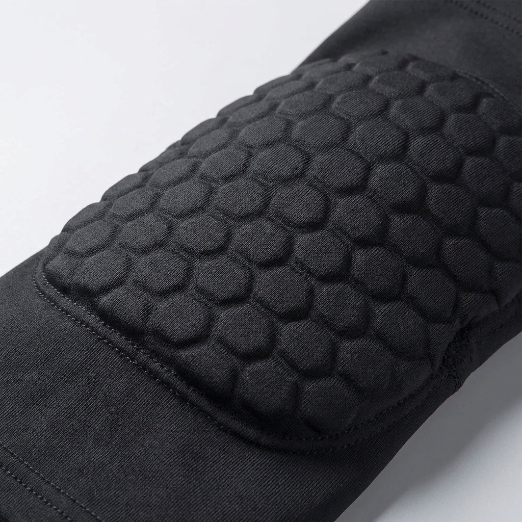 Gepolsterte Kompressions-Kniebandage mit Wabenpolsterung für Sport