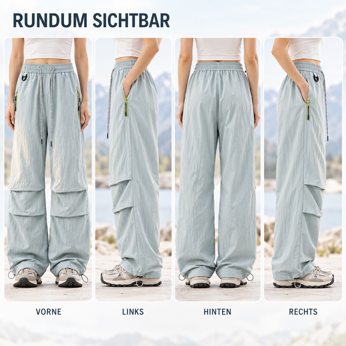 Nordspur | HikeStride Weit Geschnittene Wanderhose