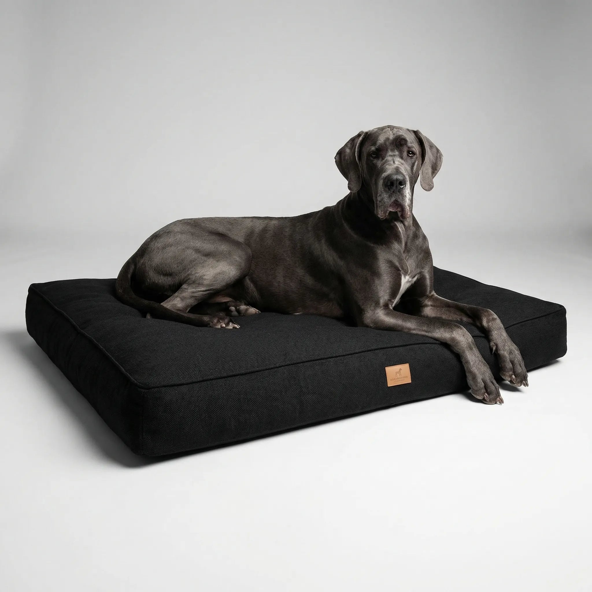 Orthopädisches Hundebett groß für Hunde mit wasserdichtem Futter und rutschfester Unterseite