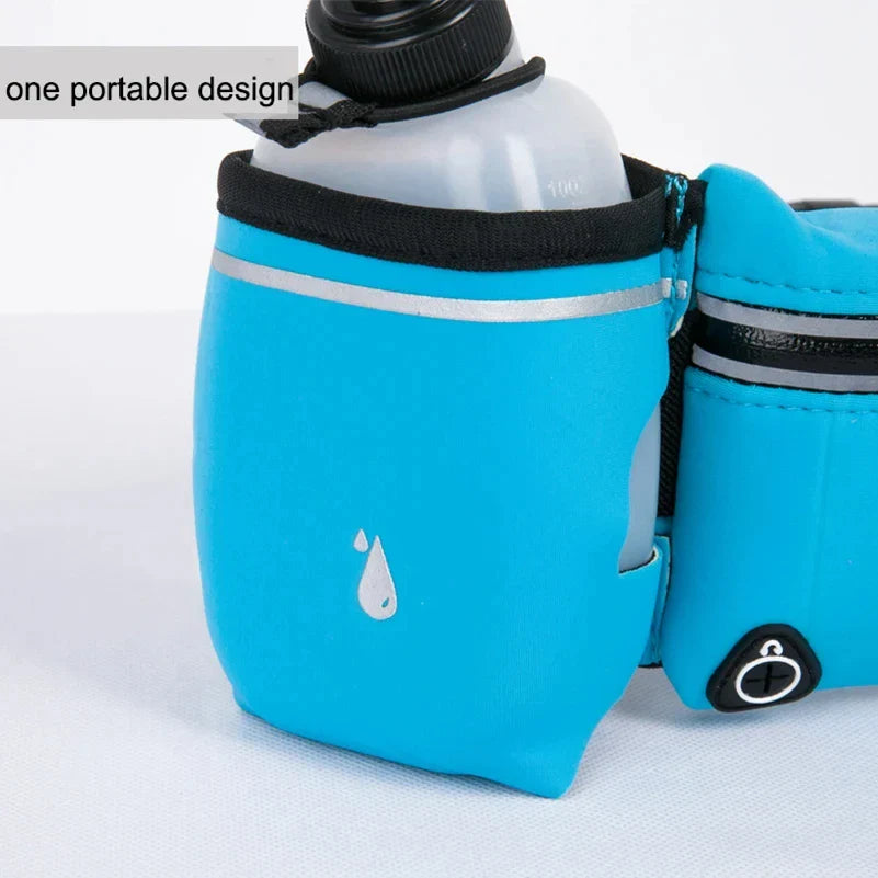 Wasserfester Laufgürtel mit Handyfach und Flaschenhalter