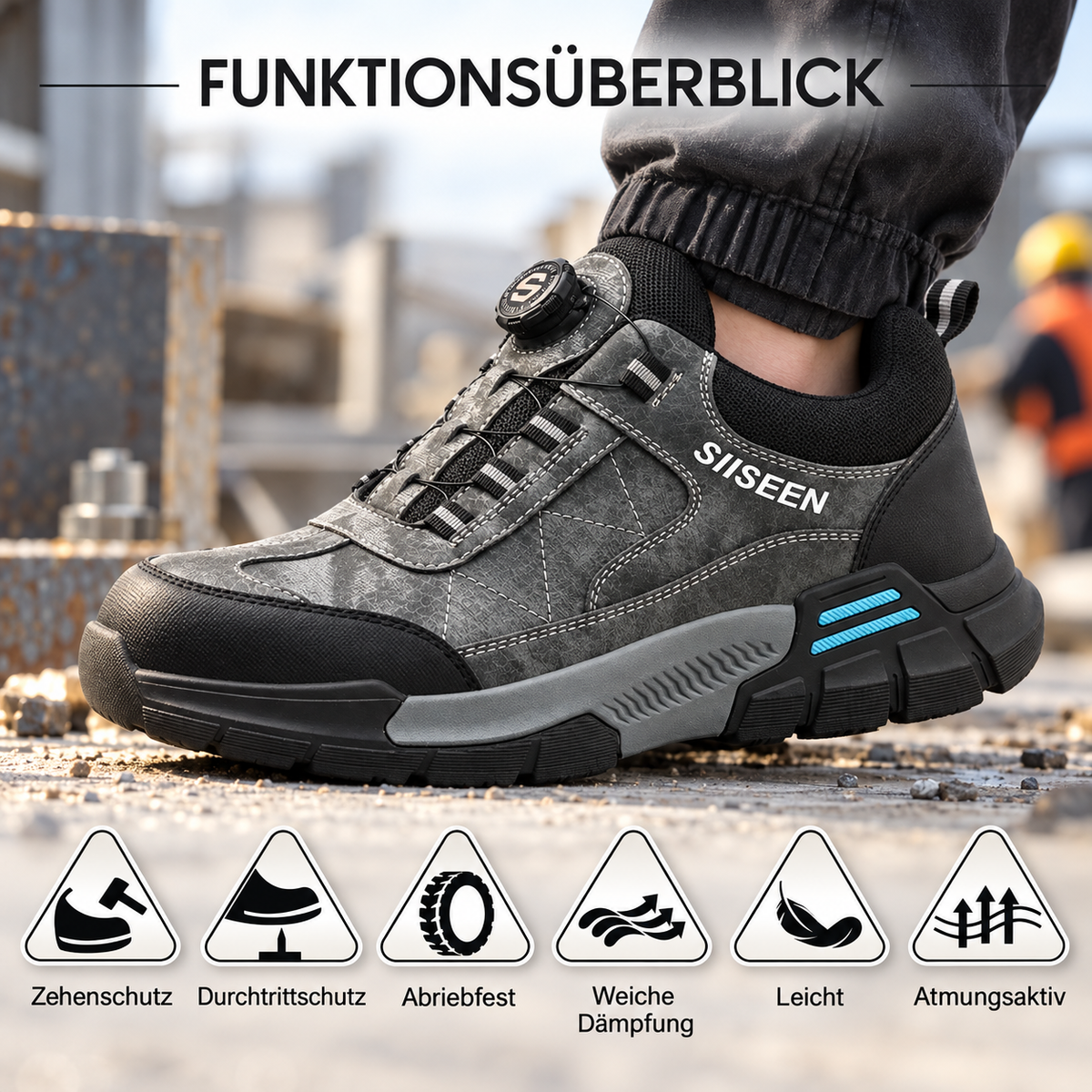 Nordspur | IndusStride Niedrig geschnittener Industrie-Sicherheitsschuh