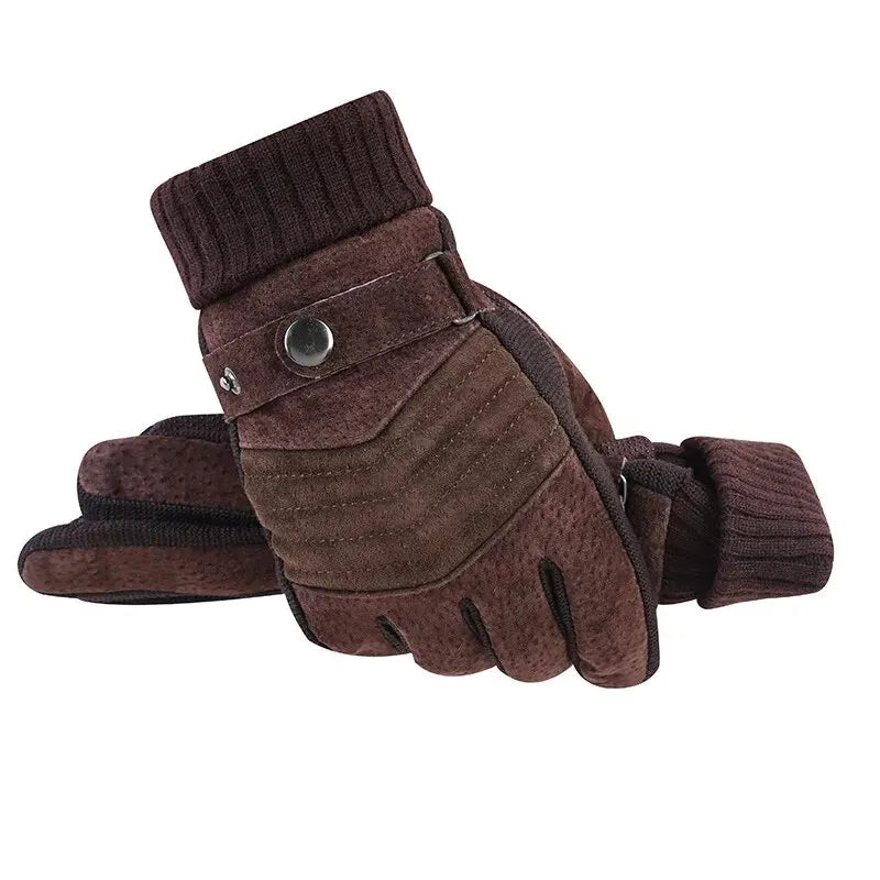 Winterhandschuhe mit Fleecepolsterung rutschfest winddicht