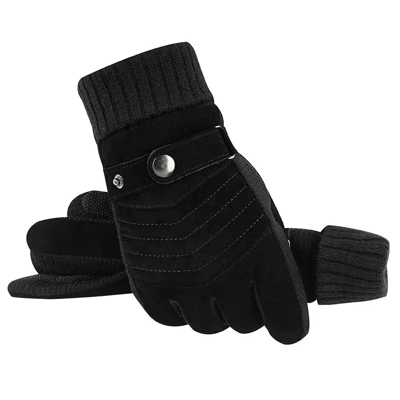 Winterhandschuhe mit Fleecepolsterung rutschfest winddicht