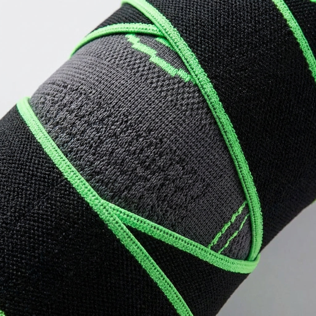 Verstellbare Kniebandage mit Kompression und Stabilisierung für Sport und Alltag