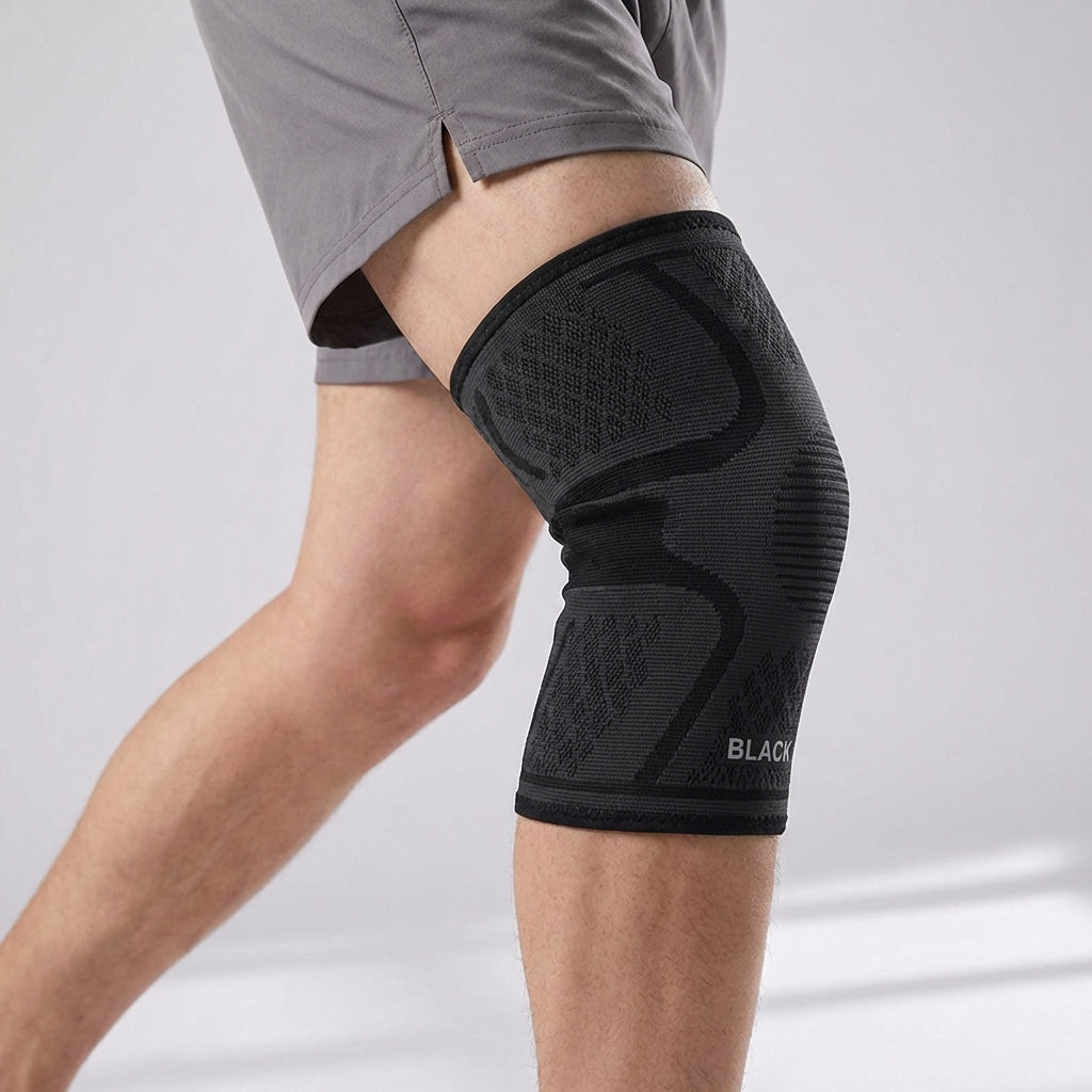 Verstellbare Kniebandage mit Kompression und Stabilisierung für Sport und Alltag