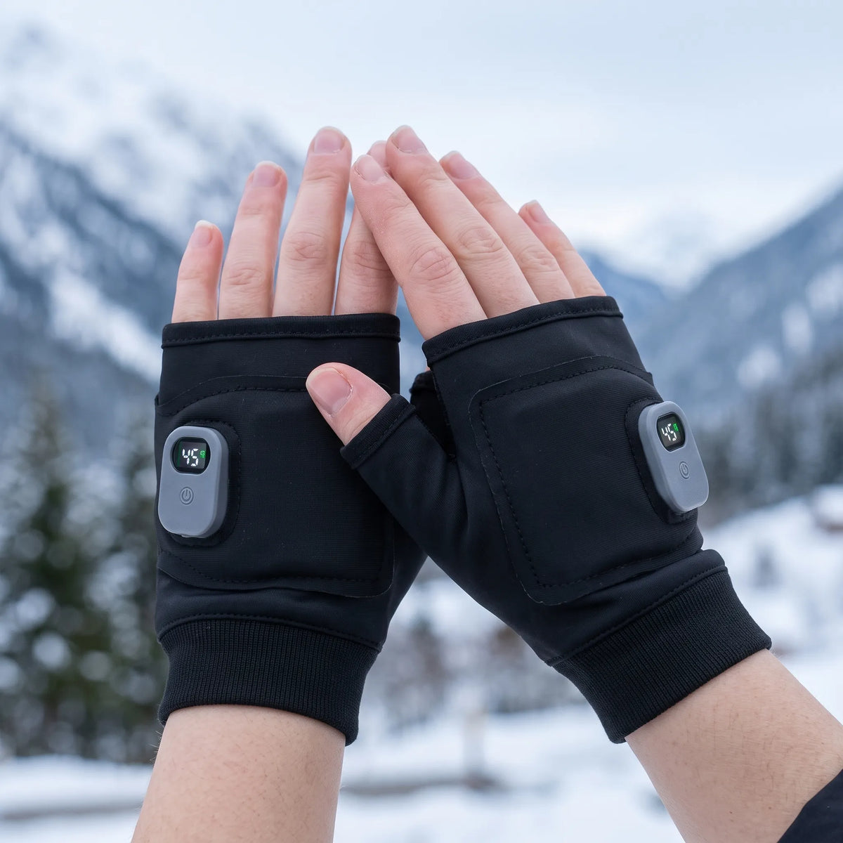 Nordspur | Kalvado Beheizbare Fingerlose Handschuhe Mit Display