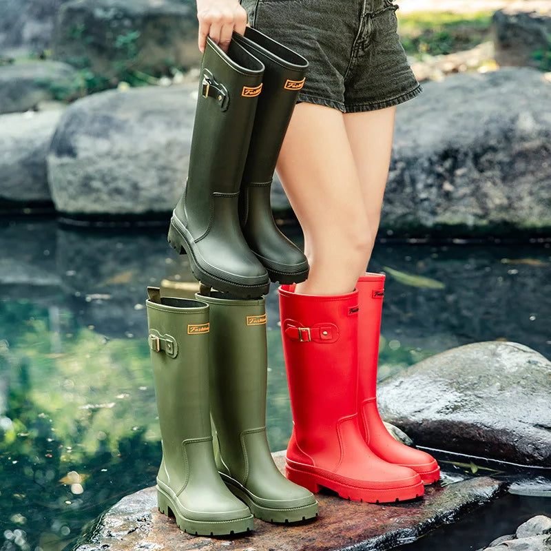 Nordspur | Kavelo Hohe Regenstiefel Mit Schnalle
