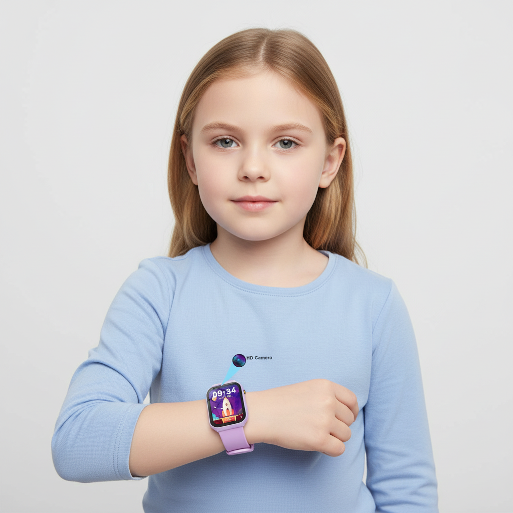 Kinder GPS-Smartwatch mit Touchscreen und SOS-Funktion